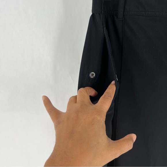 Athleta Vienna Pull-On Cargo Pant Black Lightweight Stretch Size 14 - Picture 6 of 16